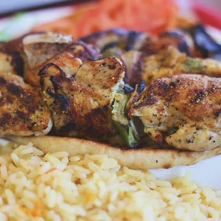 Chicken Kabob Plate