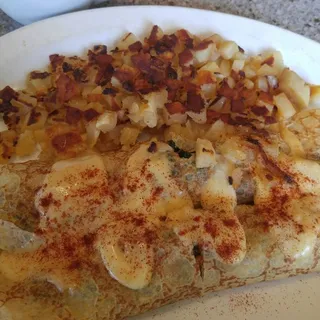 Chicken Florentine Crepes