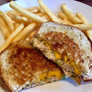 Grilled Tuna Melt on Rye