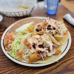 Fish Taco Plate