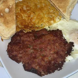 Corned beef hash breakfast