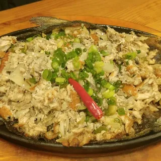 Sizzling Bangus Sisig