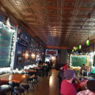 people sitting at the bar