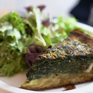 Spinach Mushroom Quiche