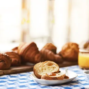 croissants and orange juice