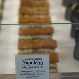 Vanilla Caramel Napoleon