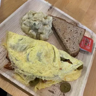 Chorizo omelette