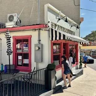 Small storefront. Lots of bakery goodness inside.