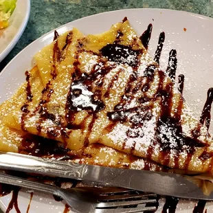 Chocolate crepe