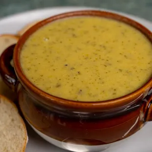 Zucchini Cream Cheese Soup Bowl