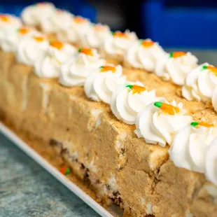 Slices of Carrot Cake