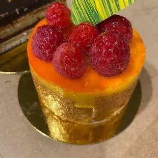 Passion fruit tart