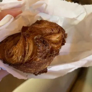 Cinnamon and Black Cardamom Kouignette