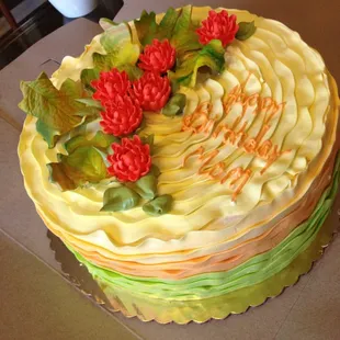 Beautiful cake that tastes amazing too!