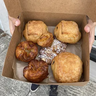 Chocolate Croissants, Almond Croissant, Kouign Amanns, Pasteis de Nata