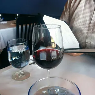 For a $9 glass of Pinot Noir, I expected a little more wine. That is seriously the amount they gave me.