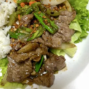 Garlic pepper Beef