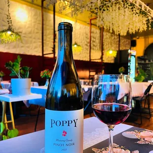 POPPY Pinot Noir wine