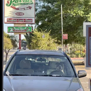 Outdoor seating for dining with your dog