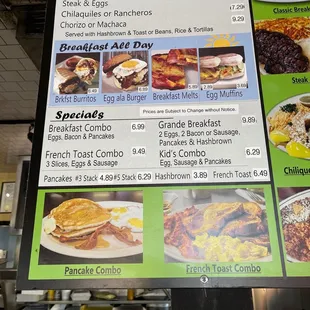 Breakfast until noon