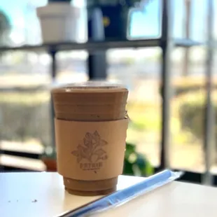 Oat coffee slushy