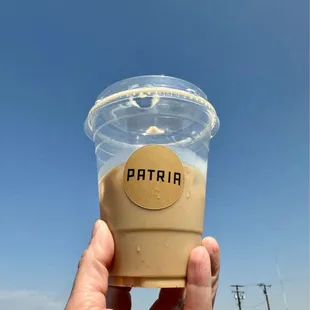 Oat milk latte