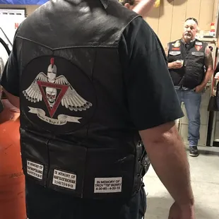 We were toured with an awesome biker gang!!