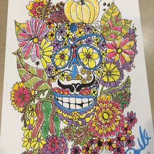Free block party coloring set up!