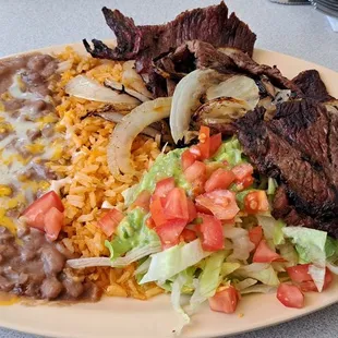 Carne asada plate, my favorite