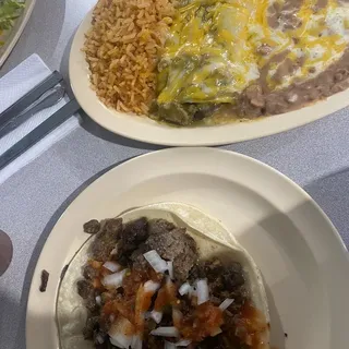 2 Enchiladas Dinner
