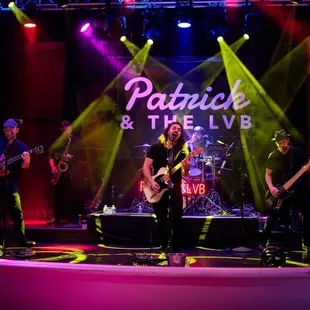 Patrick &amp; the LVB performing regularly at Rhythm &amp; Riffs inside Mandalay Bay!