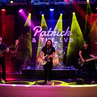 Patrick &amp; the LVB performing at Rhythm &amp; Riffs lounge inside Mandalay Bay!