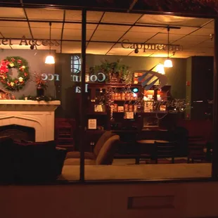 Outside looking in during Christmas