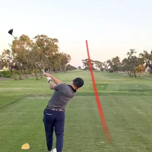 Baby fade on #11. Hit with a ton of confidence since I was striking it well on #1-10 the day after my lesson with Patrick.