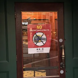 Front door- didn't make it past it.