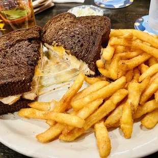 Turkey Rachel with Fries