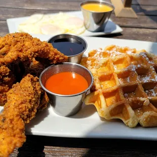 ried chicken and waffles