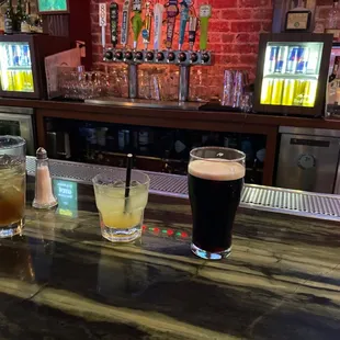 My date, my drink, and my best friends drink from left to right