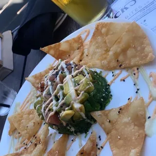 Ahi Poke Wontons