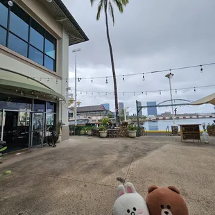 Located next to the water