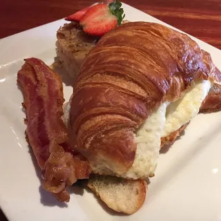 Patrick's Omelet Croissant Breakfast