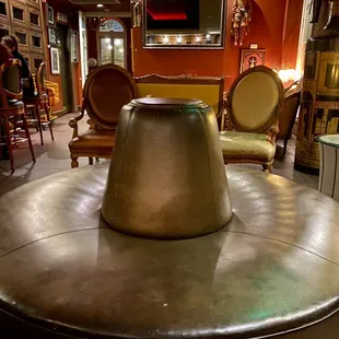 One of several seating areas