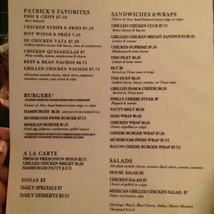 Menu!