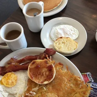 pancakes, food