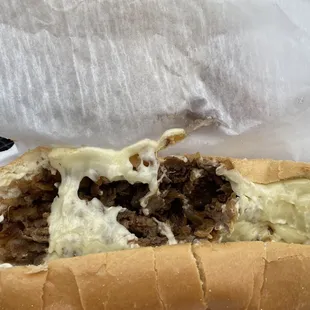 A knockoff Philly Cheese Steak