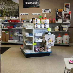 Front room when you enter the store