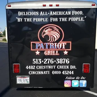 the back of a food truck