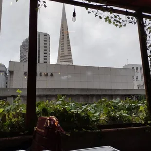 outside