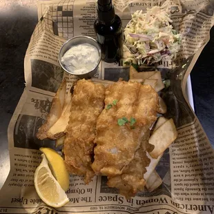Beer Battered Fish N Chips