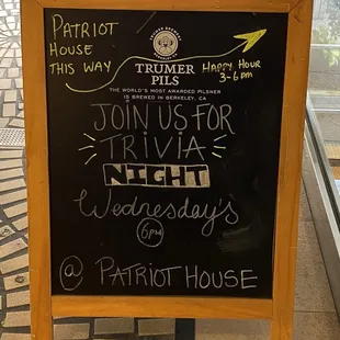 Another signage outside located at the entrance.